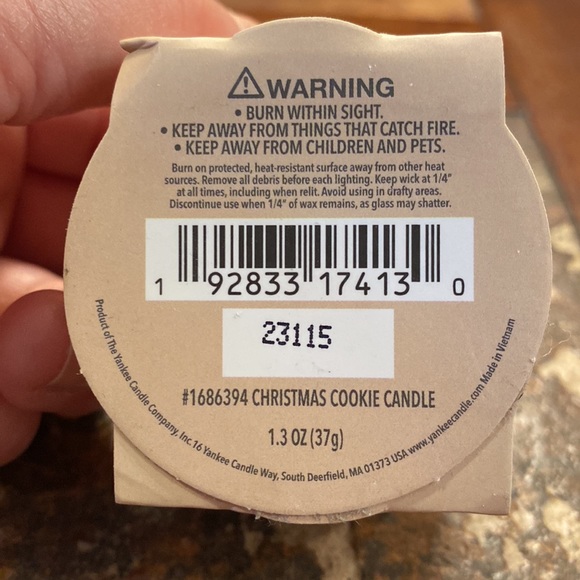 5️⃣/5️⃣ Yankee Candle Christmas Cookie Votive size - Picture 2 of 5